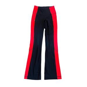 Lululemon Athletica Run Ice Queen Pant Black Love Red Athleisure Yoga Active